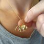Baboon Necklace With Ruby Bottom, thumbnail 1 of 7