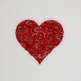 Red Butterfly Heart Fridge Magnet, thumbnail 1 of 6