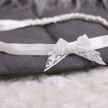 Headband With Lace Bow, 2 of 7