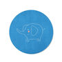 Colorful Abstract Animal Mouse Pad Round Desk Mat Gift, thumbnail 1 of 3