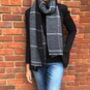 Super Soft Waffle Check Reversible Blanket Scarf, thumbnail 4 of 8