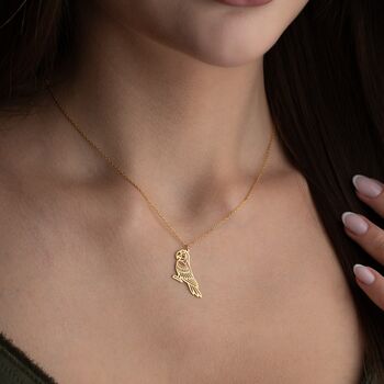 Sterling Silver Parrot Necklace, 9 of 10