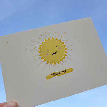 Shine On! Sunshine Happy Mail Postcard, 3 of 5
