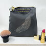 Feather Sparkly Make Up Bag, thumbnail 1 of 4