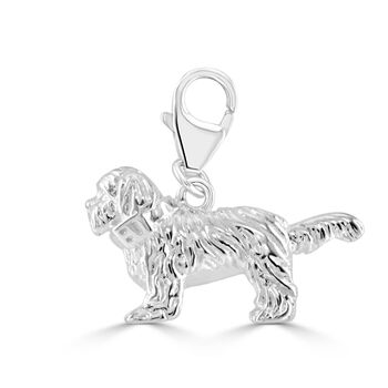 Shih Tzu Charm Sterling Silver, 5 of 12