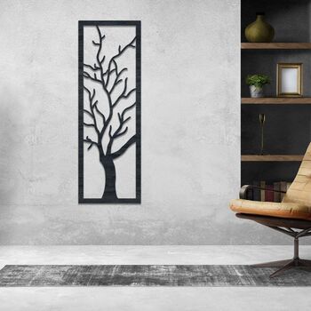 Minimalistic Dry Tree Simple Wall Art For Living Room, 4 of 12