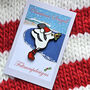 Christmas Seagull Enamel Pin, thumbnail 5 of 8