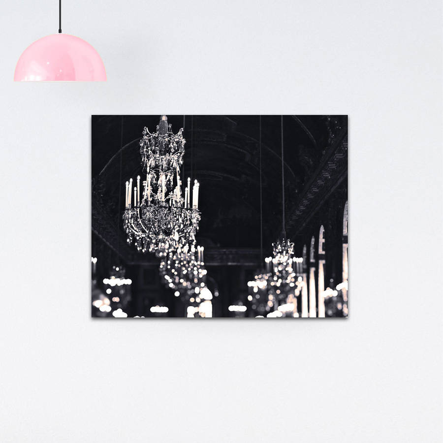 Chandelier Canvas Print By Ruby And B Notonthehighstreet Com Chandelier Canvas Print