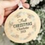 Personalised Wreath Wooden Decoration, thumbnail 3 of 5