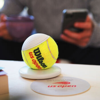 Wilson Us Open Upcycled Tennis Ball Bluetooth Speaker, 4 of 12