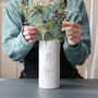 Hearts Wedding Tall Ceramic Vase, thumbnail 4 of 5