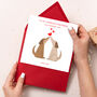 Cute Love Dogs Valentine's Day Card, thumbnail 3 of 5