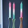 Neon Dip Dyed Dining Candles, thumbnail 5 of 12