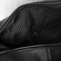 Monogrammed Vegan Leather Weekender Holdall, thumbnail 9 of 9