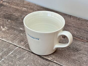 White ‘Birthday Boy’ Mug, 2 of 2