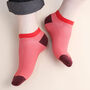 Lux Taylor And Retro Red Men's Trainer Socks Bundle, thumbnail 2 of 4