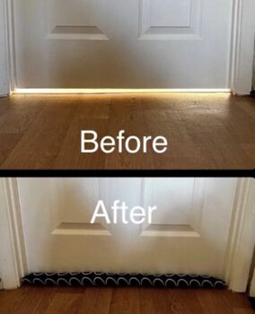 Double Sided Draught Excluder, Under Door Draft Stopper, 2 of 12