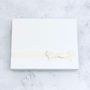 Luxurious And Large Landscape Linen Guest Book, thumbnail 9 of 9