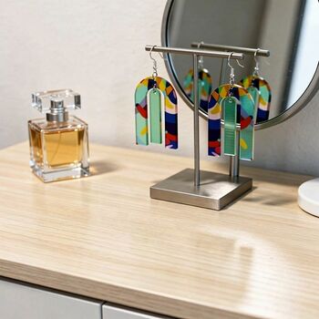 Printed Modern Acrylic Earrings, 2 of 12