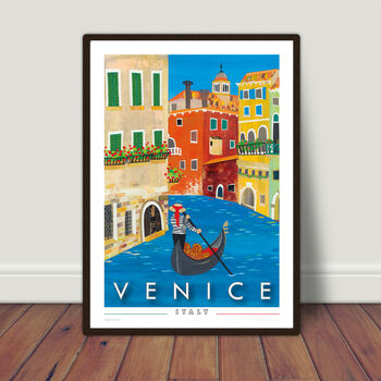 Venice, Italy Wall Art, Can Be Personalised, 2 of 3