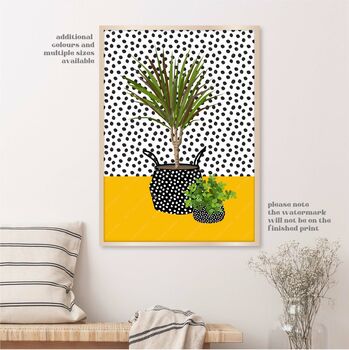 Spotty Palm Plant Print, 6 of 6