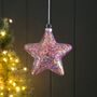 Millefiori Star Christmas Tree Bauble, thumbnail 1 of 2