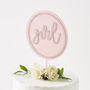 Personalised Baby Shower Cake Topper, thumbnail 8 of 9