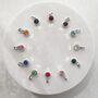 Sterling Silver September Birthstone Curb Bracelet – Sapphire, thumbnail 4 of 6