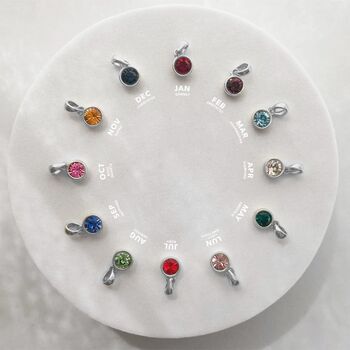Sterling Silver September Birthstone Curb Bracelet – Sapphire, 4 of 6