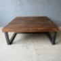 Industrial Style Reclaimed Custom Coffee Table 036, thumbnail 3 of 4