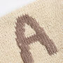 Personalised Toiletry Bag Easy Knitting Kit, thumbnail 3 of 7