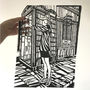 'Woman Taking Selfie' Original Handcrafted Papercut, thumbnail 4 of 4