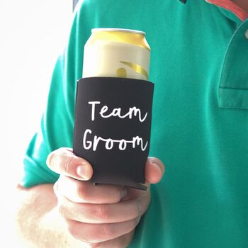 The Groom Insulated Beer Stag Do/Wedding Cooler Sleeve, 2 of 3