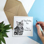 Personalised Cat Birthday Card, thumbnail 5 of 6