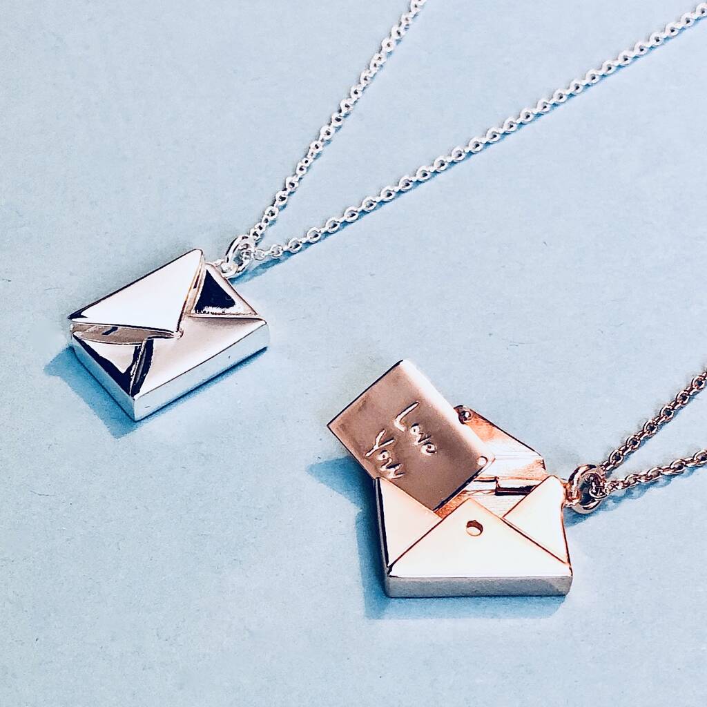 Love Letter Sterling Locket Necklace By My Posh Shop Love letter sterling locket necklace by my posh shop
