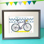 Personalised Cycling Print, thumbnail 1 of 2