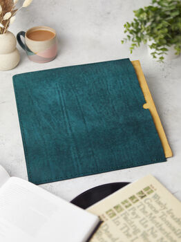 Handmade Leather Record Vinyl Holder, 2 of 6