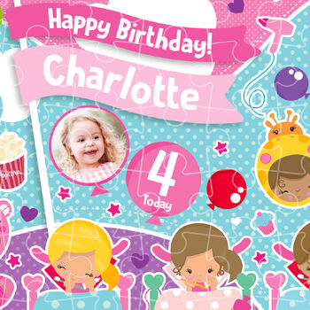 Personalised Sleepover Party Birthday Jigsaw Puzzle, 3 of 10