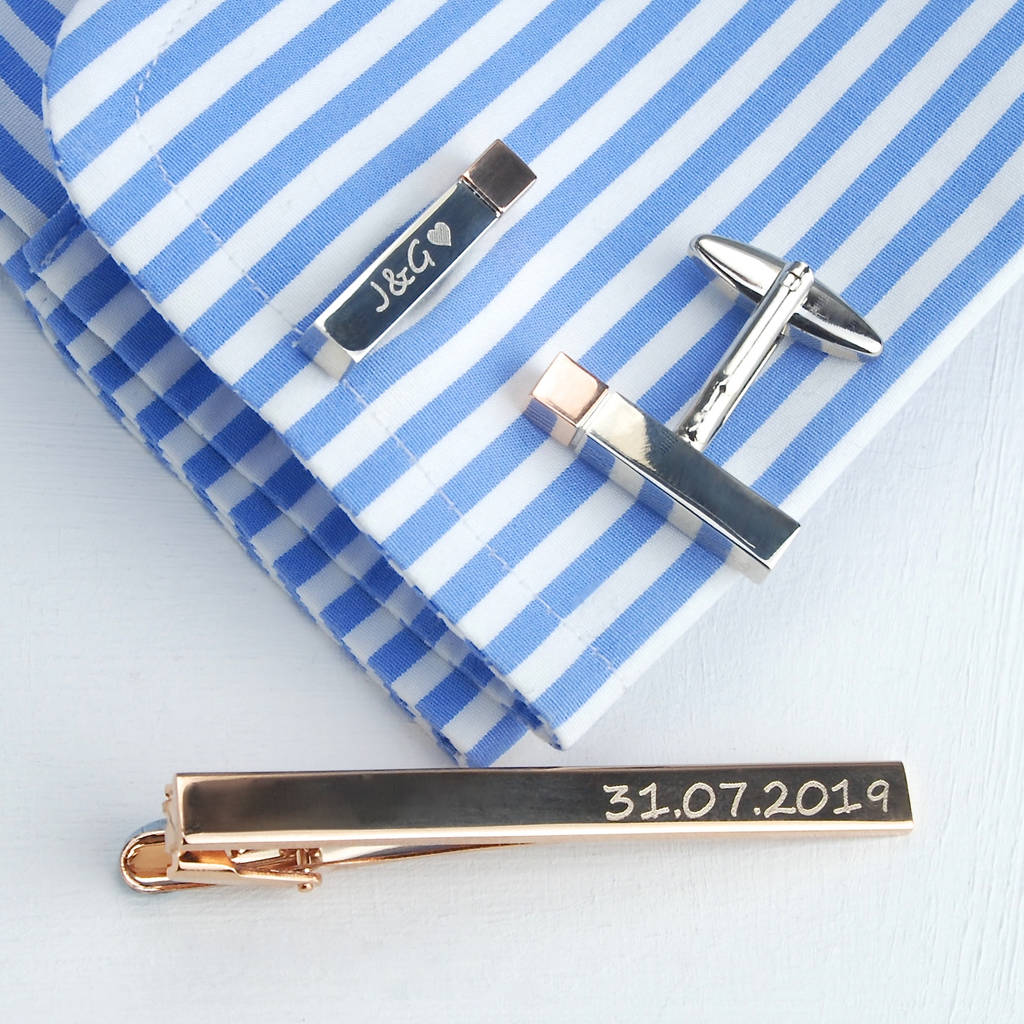 thumbnail image 2 of Tie Clip Tie Clips For Men Black Silver Tie Bar Tie Pin Tps-163 2 of 10