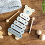 Personalised Wooden Bear Xylophone Toy Birthday Gift, thumbnail 1 of 6