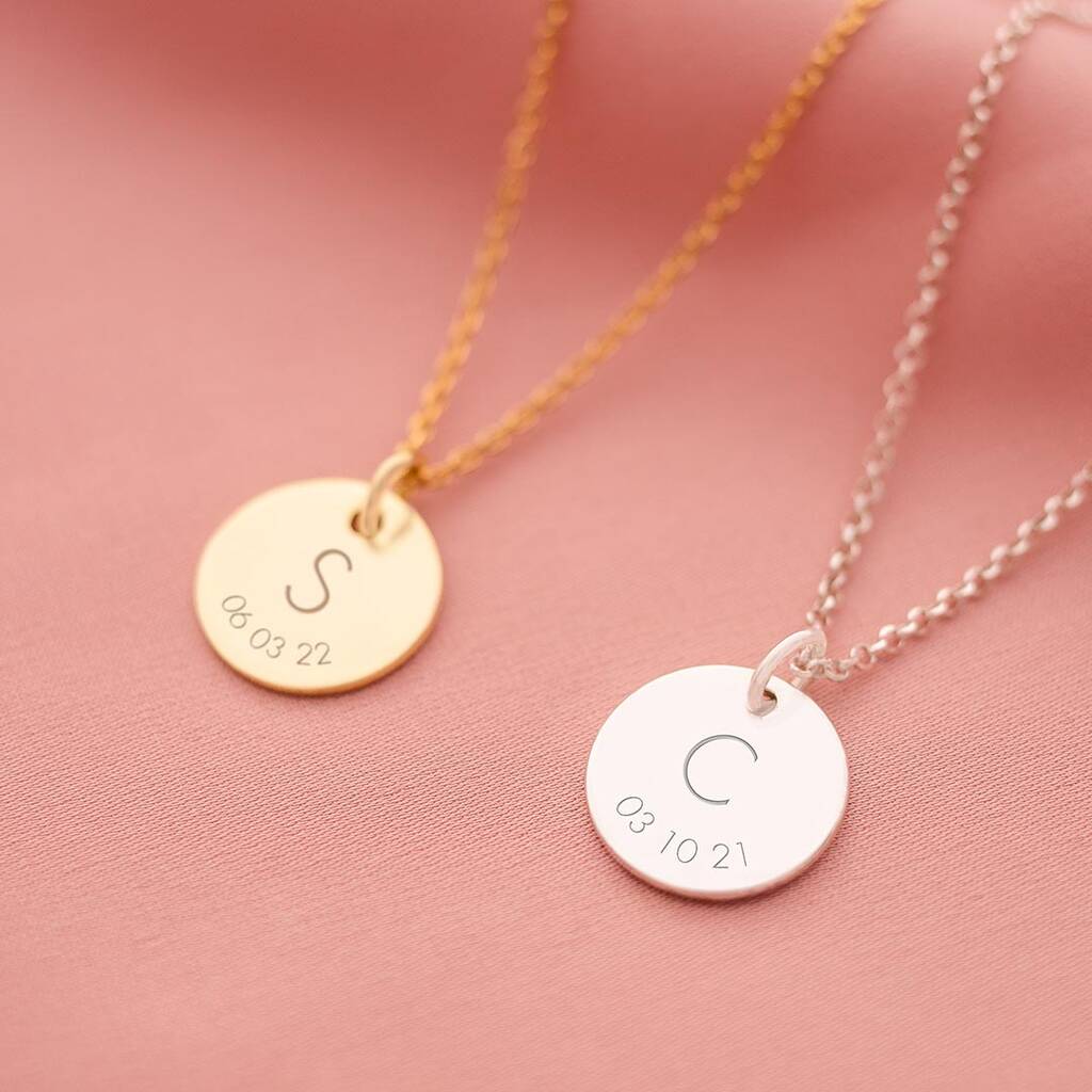 Personalised Disc Necklaces | Bloom Boutique