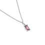 Pink Tourmaline Pendant Necklace, thumbnail 2 of 3