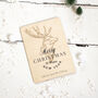 Personalised Christmas Card, Wooden Christmas Card, thumbnail 4 of 9