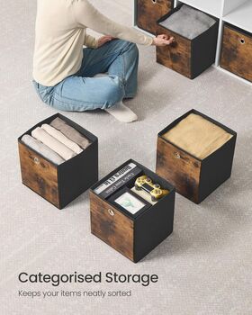 Eight Piece Foldable Storage Cubes Set, 4 of 7