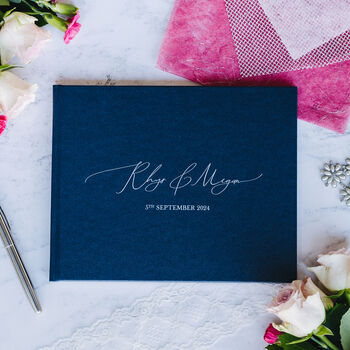 Personalised Wedding Guest Book, 8 of 12
