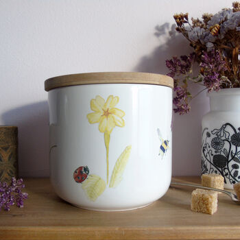 Bee And Spring Flower Small Storage Jar, 4 of 12