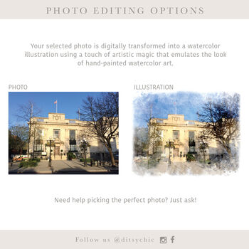 Personalised Wedding Venue Print, 5 of 12