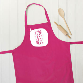 Personalised Speech Bubble Apron, 4 of 5