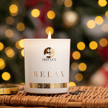 Relax Luxury Massage Wellness Candle, 6 of 8