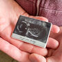 Baby Ultrasound And Message Personalised Ceramic Magnet, thumbnail 3 of 3